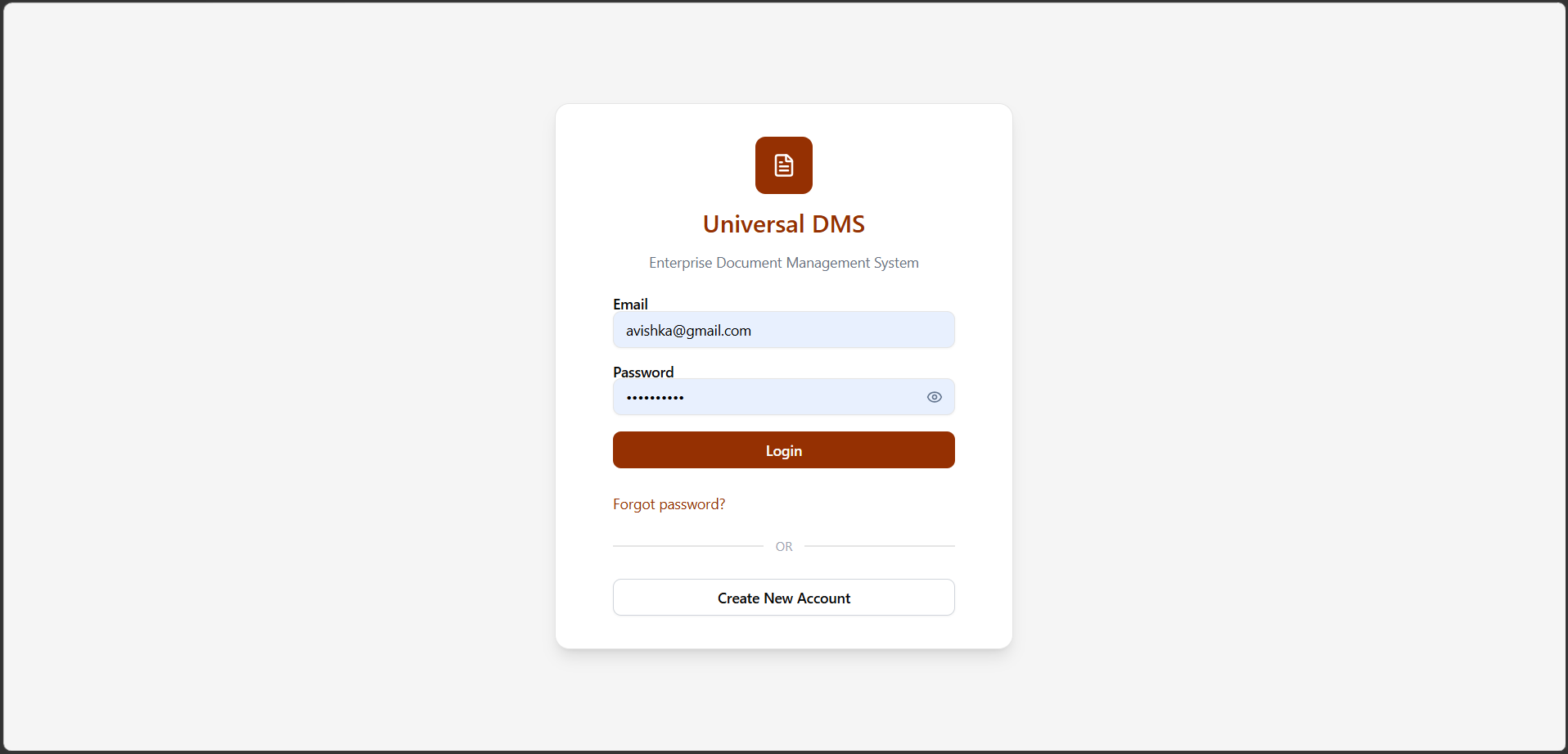Universal DMS for ERP Integration screenshot