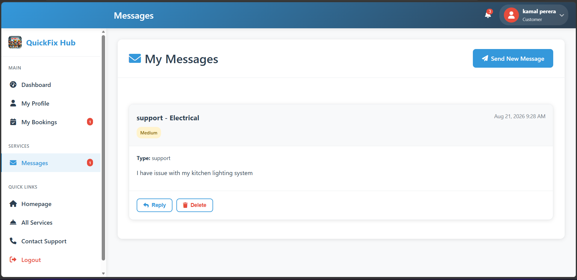 QuickFix Hub — Home Services Booking Platform screenshot 9