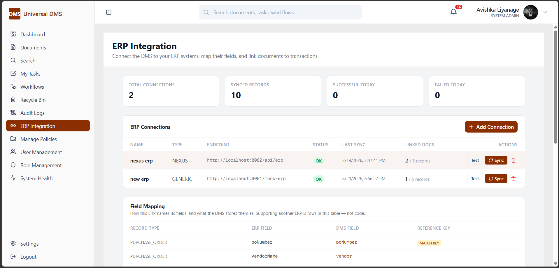 Universal DMS for ERP Integration screenshot 10