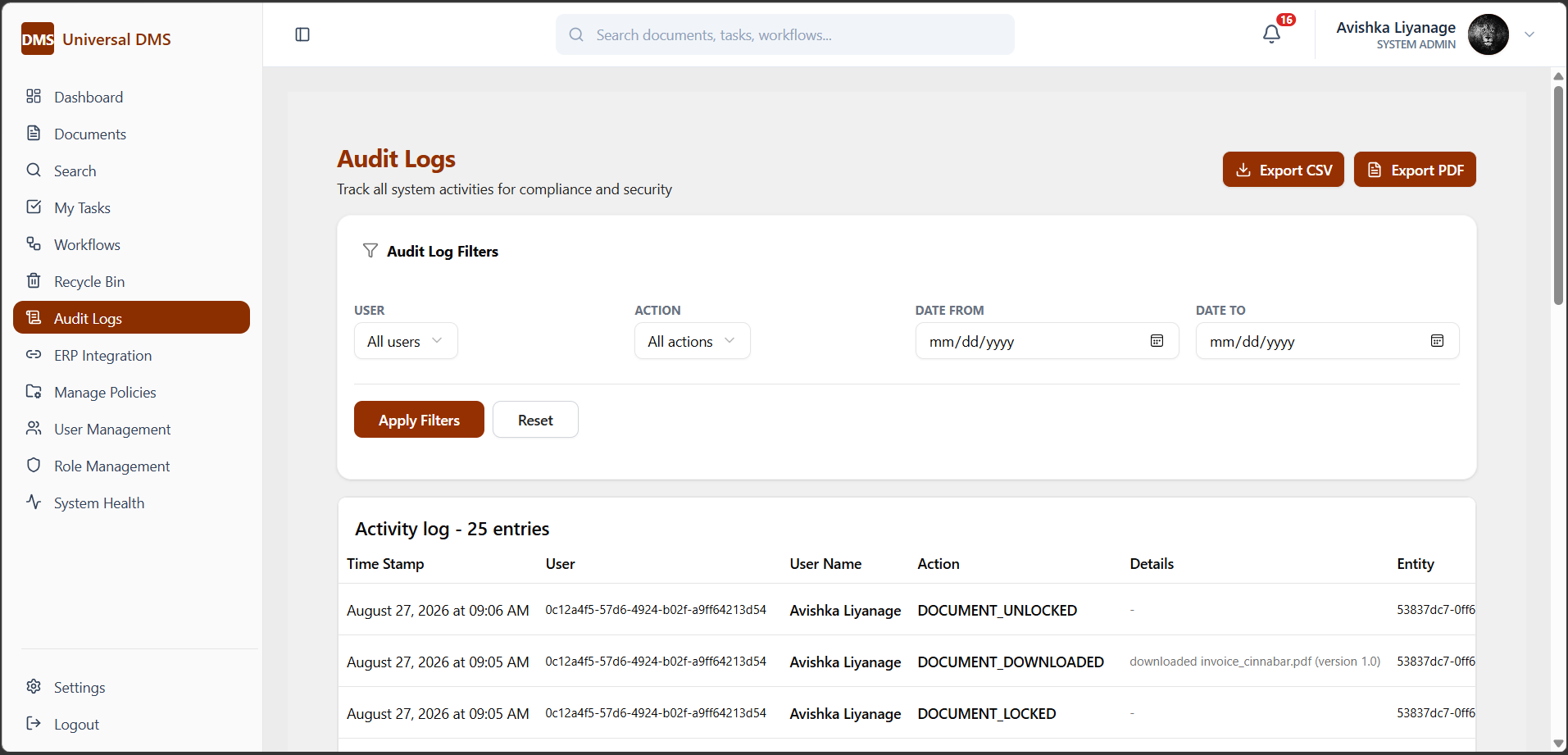 Universal DMS for ERP Integration screenshot 9